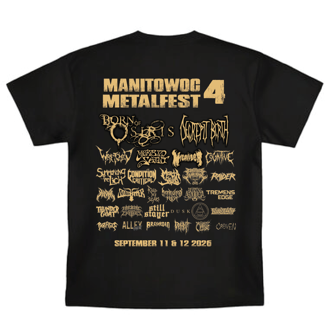 Manitowoc Metalfest 4 T-Shirt