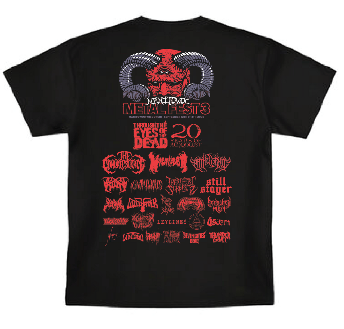 Manitowoc Metalfest 3 T-Shirt